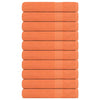 Vidaxl -Sauna -Handtücher 10 ST 80x200 cm 360 g m² 100% Baumwollorange