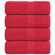 Vidaxl Seifenwisch 4 ST 30 x 30 cm 360 g m² 100% Baumwollrot