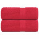 VIDAXL GAST WIPES 2 PCS 30 x 50 cm 360 g m² 100% Baumwollrot