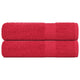 VIDAXL Duschtücher 2 ST 70x140 cm 360 g m² 100% Baumwolle rot