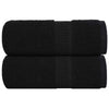 Vidaxl Seifenwisch 2 ST 30 x 30 cm 360 g m² 100% Baumwollschwarz