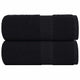 Vidaxl Gäste Tücher 2 ST 30x50 cm 360 g m² 100% Baumwollschwarz