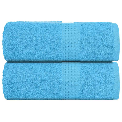 Vidaxl -Seifenwischtücher 2 ST 30x30 cm 360 g m² 100% Baumwolltürkis