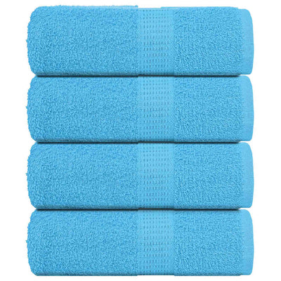 Vidaxl -Seifenwischtücher 4 ST 30x30 cm 360 g m² 100% Baumwolltürkis