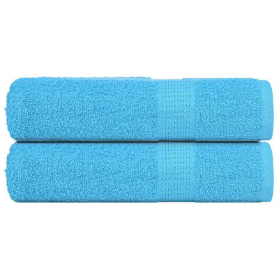 VIDAXL Duschtücher 2 ST 70x140 cm 360 g m² 100% Baumwolltürkis