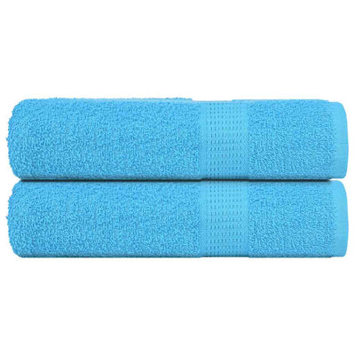 Vidaxl Badetücher 2 ST 100x150 cm 360 g m² 100% Baumwolltürkis
