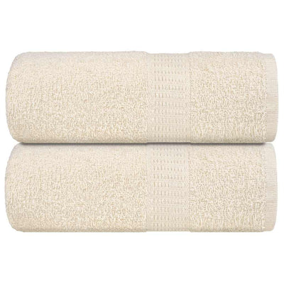 Vidaxl -Seifenwischtücher 2 ST 30 x 30 cm 360 g m² 100% Baumwollcreme -Colored