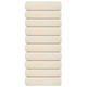 VIDAXL -Handtücher 10 ST 50x100 cm 360 g m² 100% Baumwollcreme -Colored