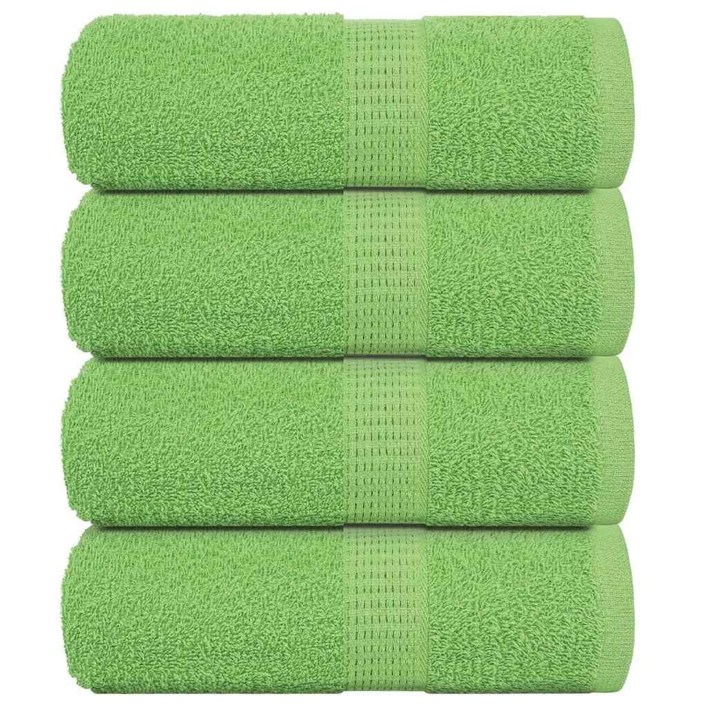 Vidaxl Seifenwisch 4 ST 30 x 30 cm 360 g m² 100% Baumwollapfelgrün