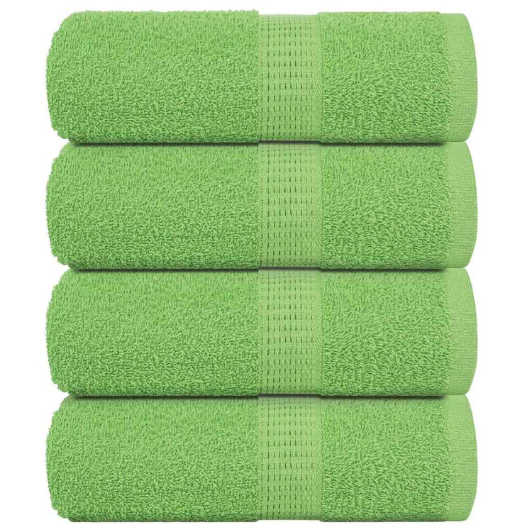 Vidaxl Seifenwisch 4 ST 30 x 30 cm 360 g m² 100% Baumwollapfelgrün