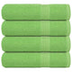 Vidaxl Badetücher 4 PC 100x150 cm 360 g m² 100% Baumwollapfelgrün