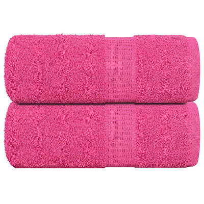 Vidaxl Seifenwisch 2 ST 30 x 30 cm 360 g m² 100% Baumwollrosa