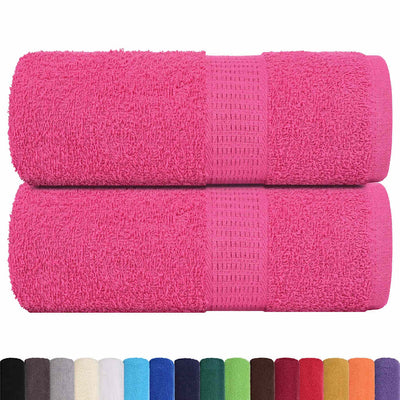 Vidaxl Seifenwisch 2 ST 30 x 30 cm 360 g m² 100% Baumwollrosa