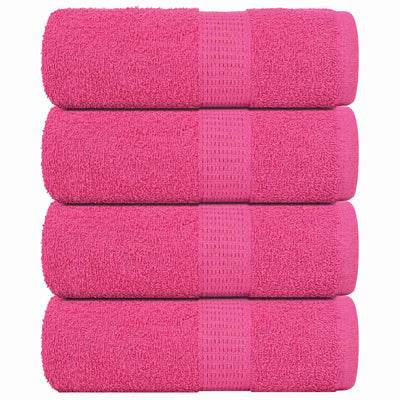Vidaxl Seifenwisch 4 ST 30 x 30 cm 360 g m² 100% Baumwollrosa