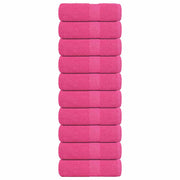 Vidaxl Seifenwisch 10 ST 30 x 30 cm 360 g m² 100% Baumwollrosa - afbeelding 1