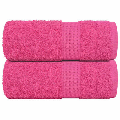 Vidaxl Gäste Tücher 2 ST 30x50 cm 360 g m² 100% Baumwollrosa