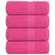 VIDAXL GAST WIPES 4 PCS 30 x 50 cm 360 g m² 100% Baumwollrosa