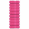 VIDAXL GAST WIPES 10 PCS 30 x 50 cm 360 g m² 100% Baumwollrosa