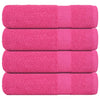 VIDAXL -Handtücher 4 ST 50x100 cm 360 g m² 100% Baumwollrosa
