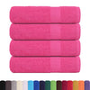 VIDAXL -Handtücher 4 ST 50x100 cm 360 g m² 100% Baumwollrosa