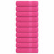 VIDAXL -Handtücher 10 ST 50x100 cm 360 g m² 100% Baumwollrosa