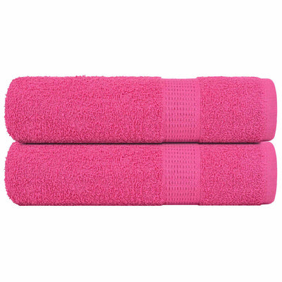 Vidaxl Duschtücher 2 ST 70x140 cm 360 g m² 100% Baumwollrosa