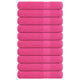VIDAXL -Handtücher 10 Stcs 100x200 cm 360 g m² 100% Baumwollrosa