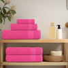 VIDAXL -Handtücher 10 Stcs 100x200 cm 360 g m² 100% Baumwollrosa