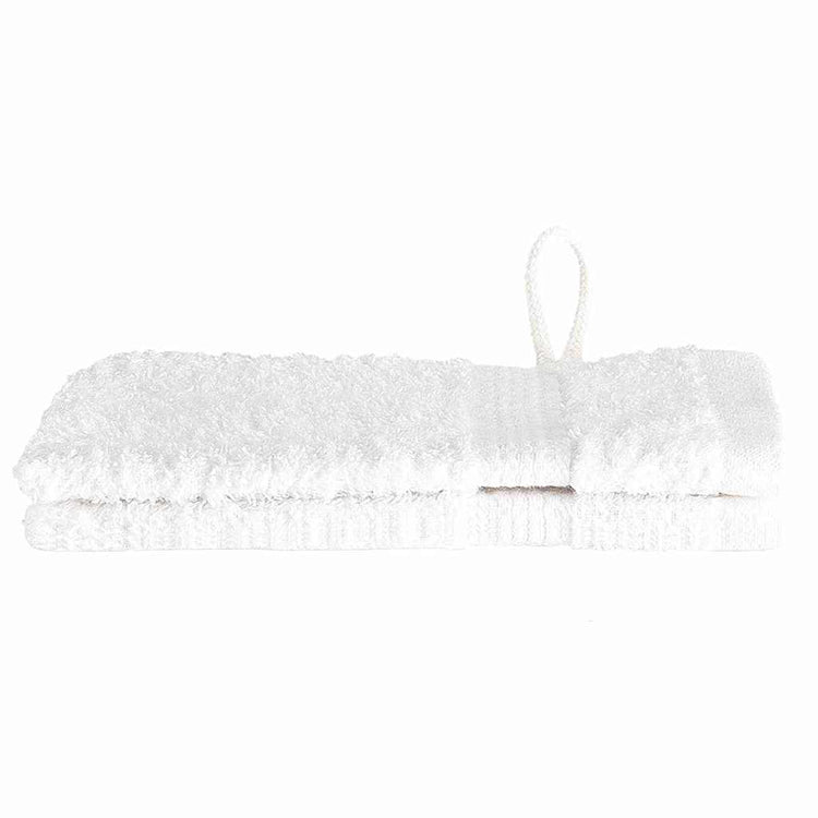 VidaXL Gästehandtuch einfarbig weiß 550 g/qm