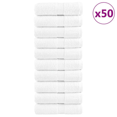 Vidaxx Waschlappen Solund 50 Stück hochwertig 600 g m² 15x21 cm