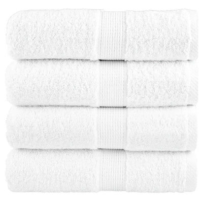 Vidaxl Gäste Wipes Solund 4 PCs 600 g m² 30 x 30 cm Weiß