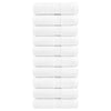 Vidaxl Gäste Wipes Solund 10 PCs 600 g m² 30 x 30 cm Weiß
