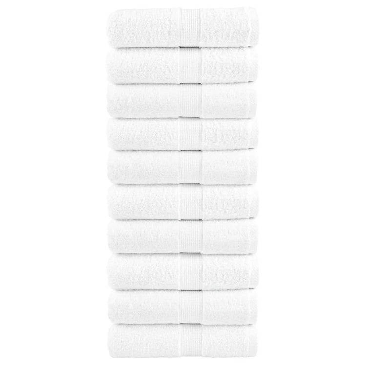 Vidaxl Gäste Wipes Solund 10 PCs 600 g m² 30 x 30 cm Weiß