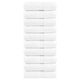 Vidaxl Gäste Wipes Solund 10 PCs 600 g m² 30 x 30 cm Weiß