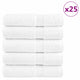Vidaxl Badetücher Solund 25 St 600 g m² 100x150 cm Weiß