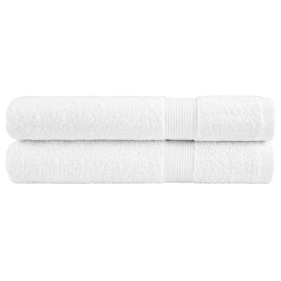 Vidaxl Sauna -Tücher Solund 2 PCs 600 g m² 80x200 cm Weiß