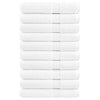 Vidaxl -Handtücher Solund 10 ST 600 g m² 100x200 cm Weiß