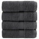 Vidaxl Gäste Wipes Solund 4st 600 g m² 30 x 30 cm Anthrazit -gelöscht