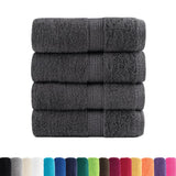 Vidaxl Gäste Wipes Solund 4st 600 g m² 30 x 30 cm Anthrazit -gelöscht - afbeelding 3