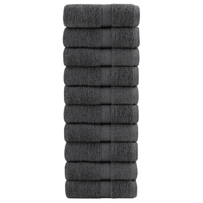 Vidaxl Gäste Wipes Solund 10st 600g m² 30 x 30 cm Anthrazit -gelöscht