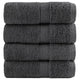 Vidaxl Gäste Wipes Solund 4 PCs 600 g m² 30 x 50 cm Anthrazitfarbe