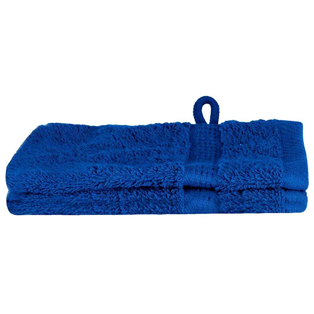 VidaXL Gästehandtuch einfarbig blau 550 g/qm