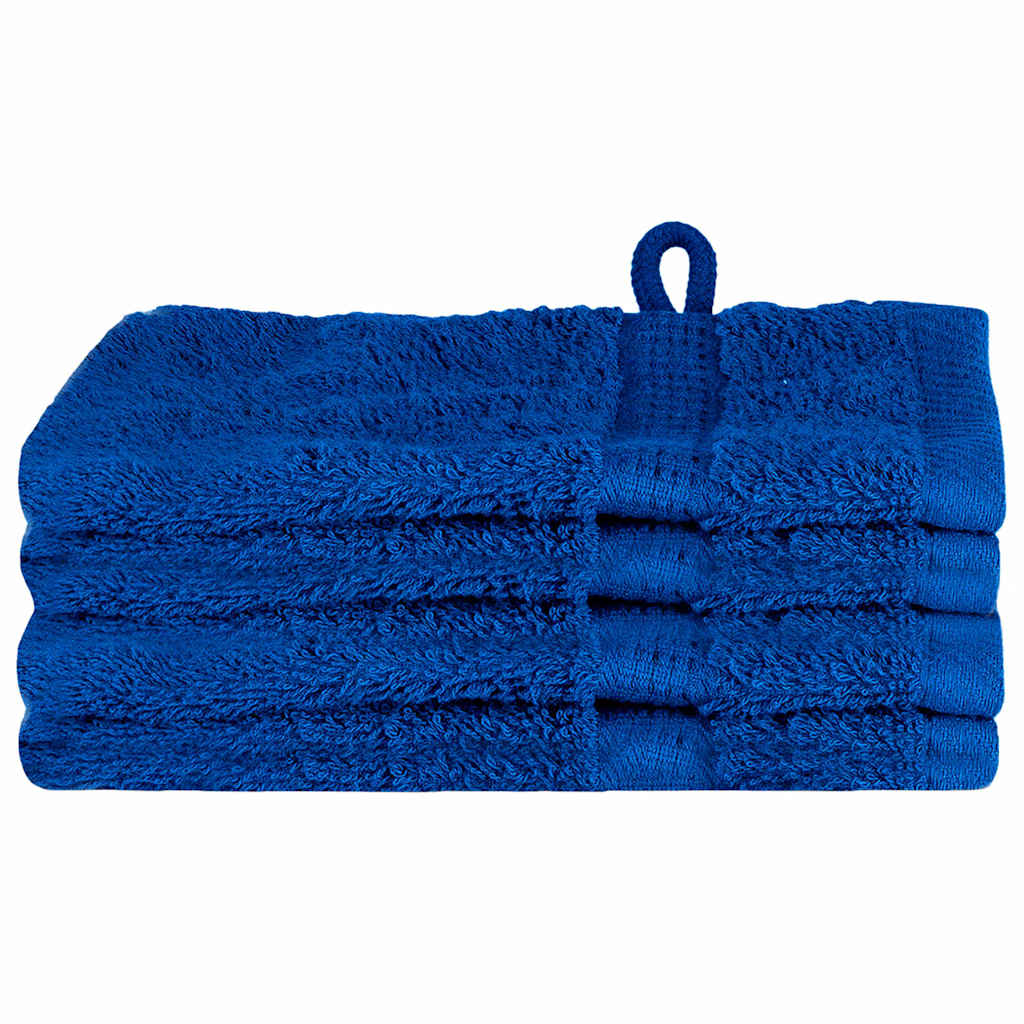 VidaXL Gästehandtuch einfarbig blau 550 g/qm