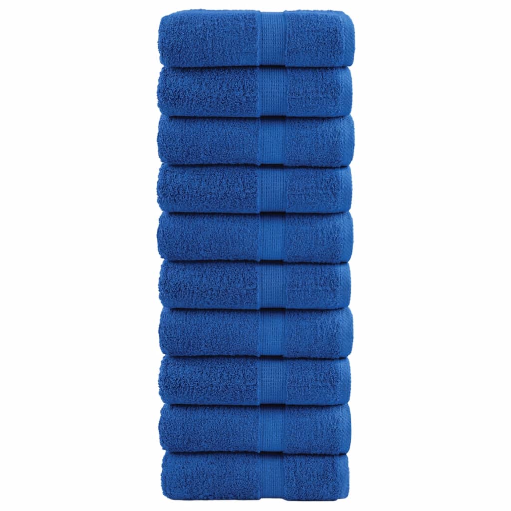 Vidaxl Gäste Wipes Solund 10 ST 600 g m² 30 x 30 cm Blau
