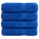 Vidaxl Badetücher Solund 4 Stcs 600 g m² 70 x 140 cm blau