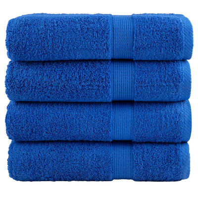 Vidaxl Badetücher Solund 4 Stcs 600 g m² 100x150 cm Blau