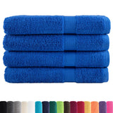 Vidaxl Sauna -Tücher Solund 4 PCs 600 g m² 80x200 cm Blau - afbeelding 3