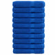 Vidaxl -Handtücher Solund 10 Stcs 600 g m² 100x200 cm Blau