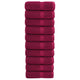 Vidaxl Gäste Wipes Solund 10 PCs 600 g m² 30 x 30 cm Bordeaux rot