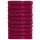 Vidaxl -Handtücher Solund 10 ST 600 g m² 100x200 cm Bordeaux rot